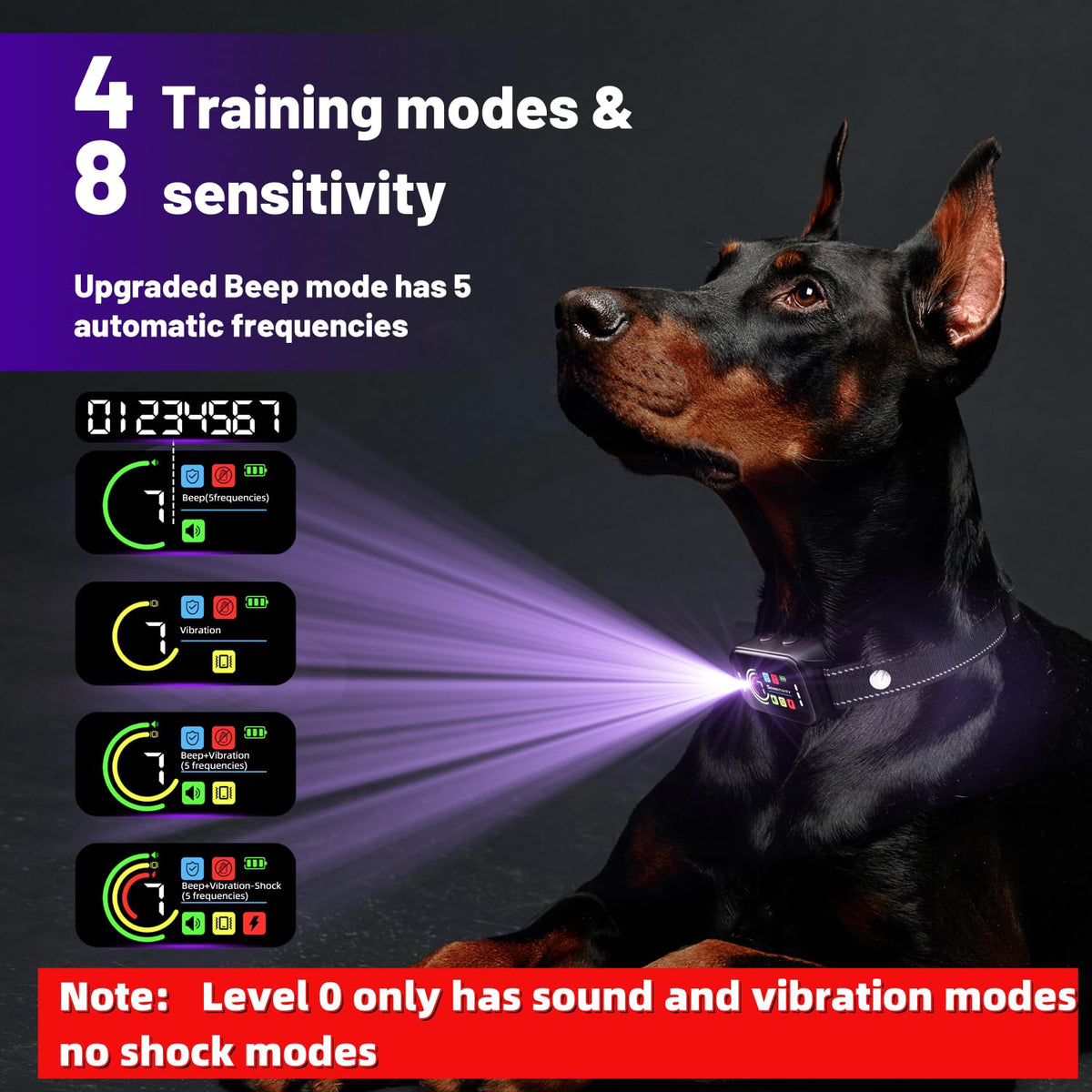 Rechargeable Anti Bark Training Collar 2 Pack R7357