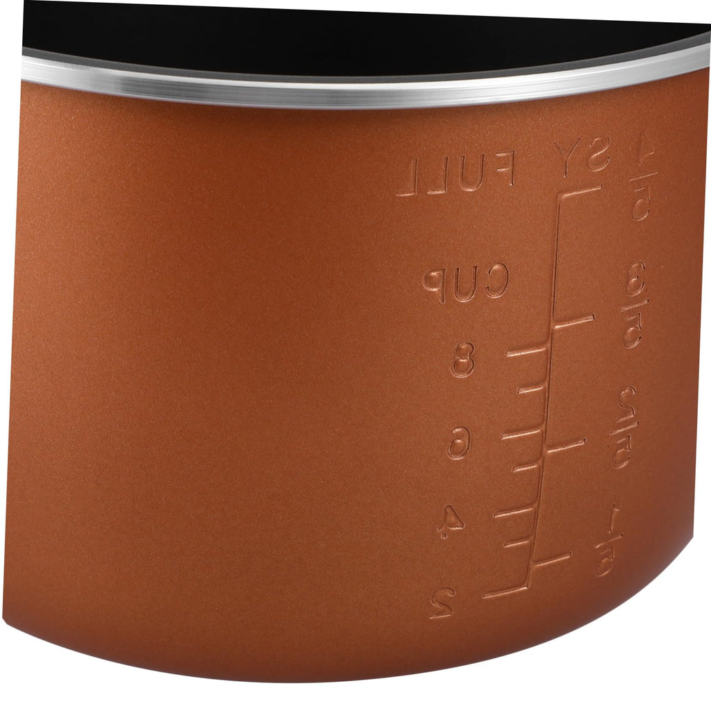 Non Stick Electric Cooker Inner Pot Aluminum Alloy Brown R190045