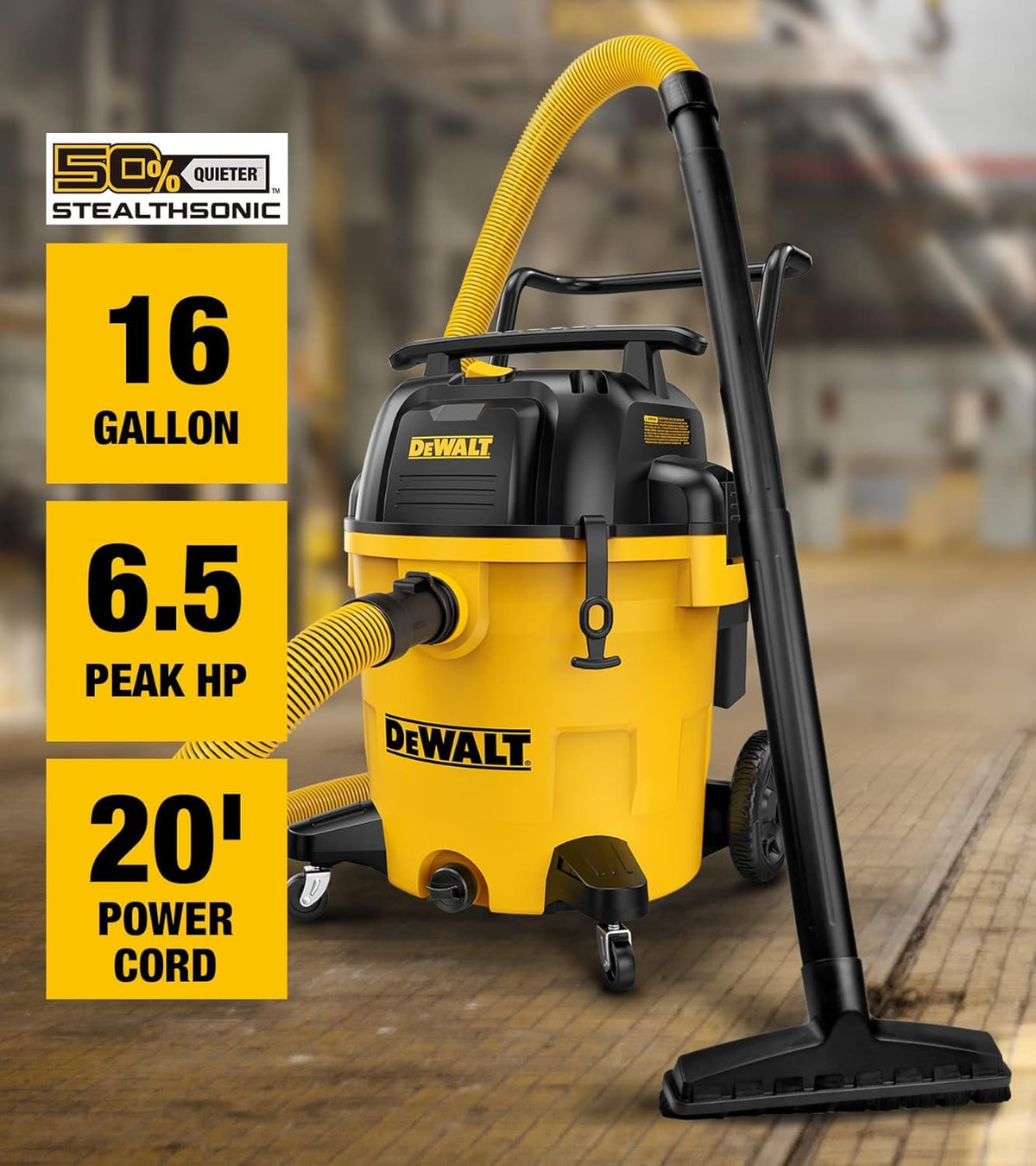 16 Gallon Wet/Dry Shop Vacuum J9763