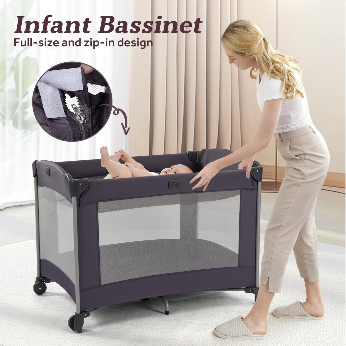 Portable Baby Playard with Carry Bag M54554