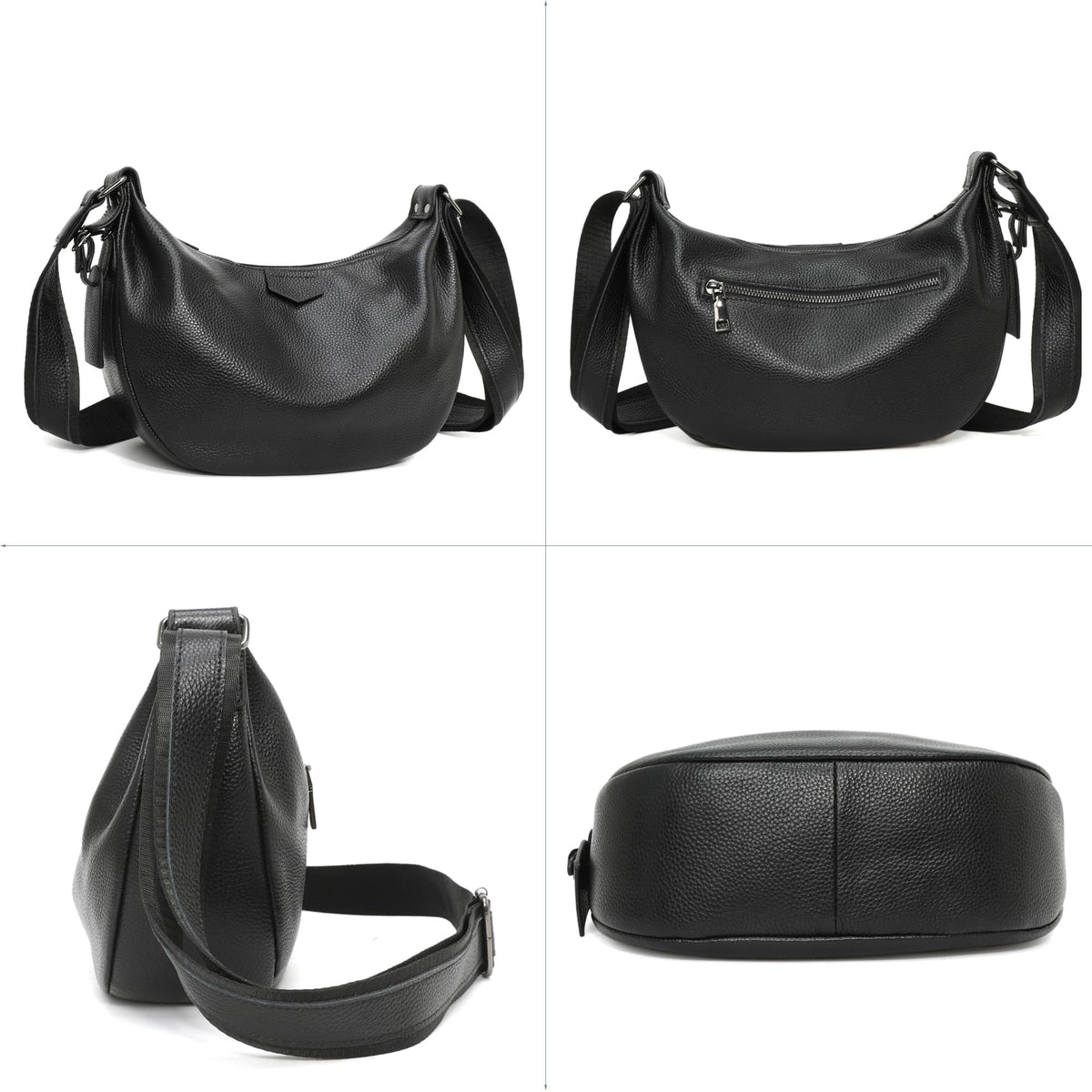 Genuine Leather Crossbody Shoulder Handbag I3715