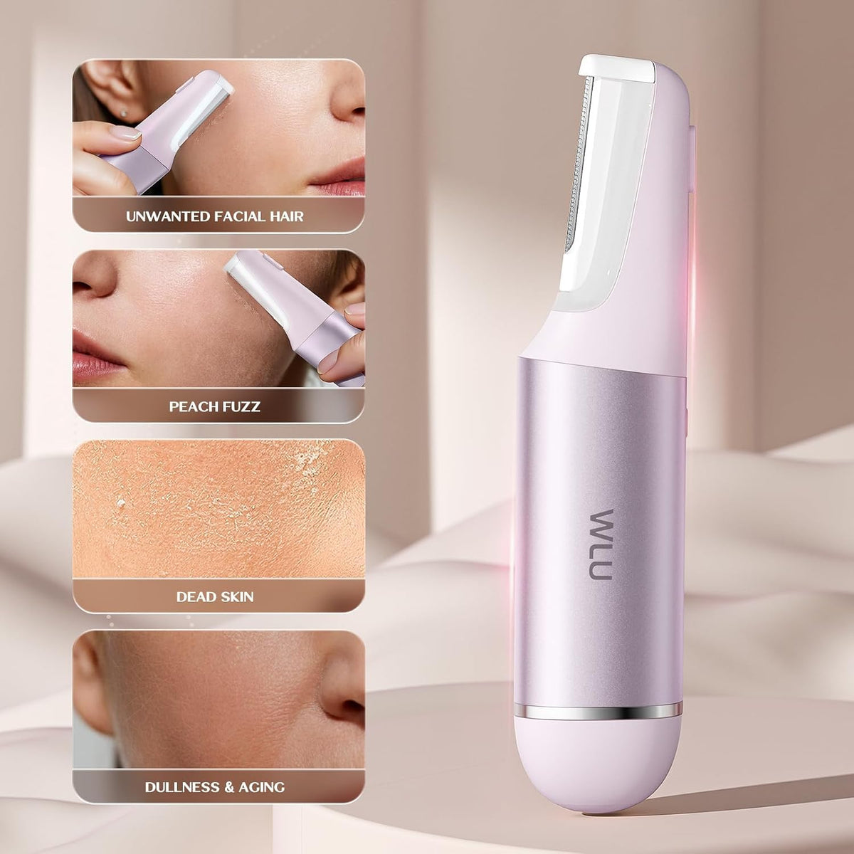 Lavender Purple Facial Razor X8004