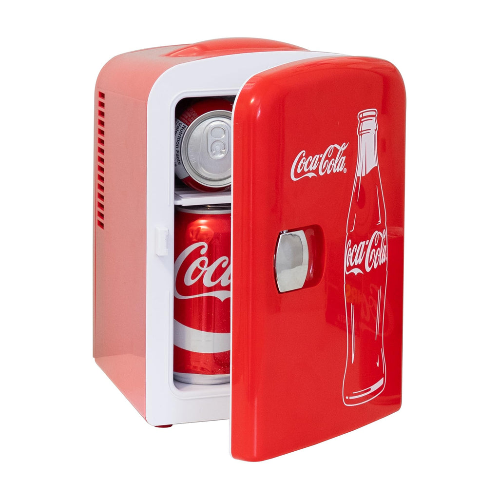 4L 6 Can Mini Fridge Portable Cooler Red G357340