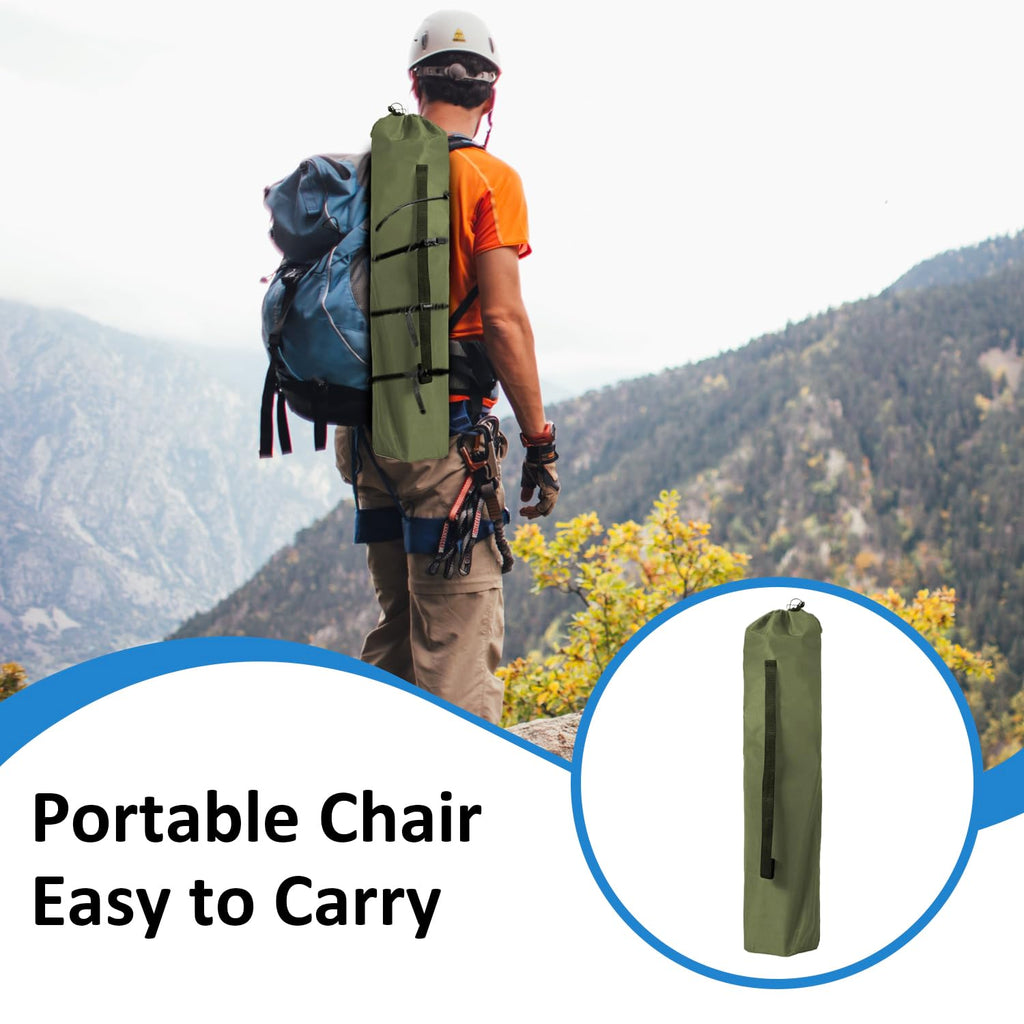 2 Pack Olive Green Portable Folding Camping Chair I208