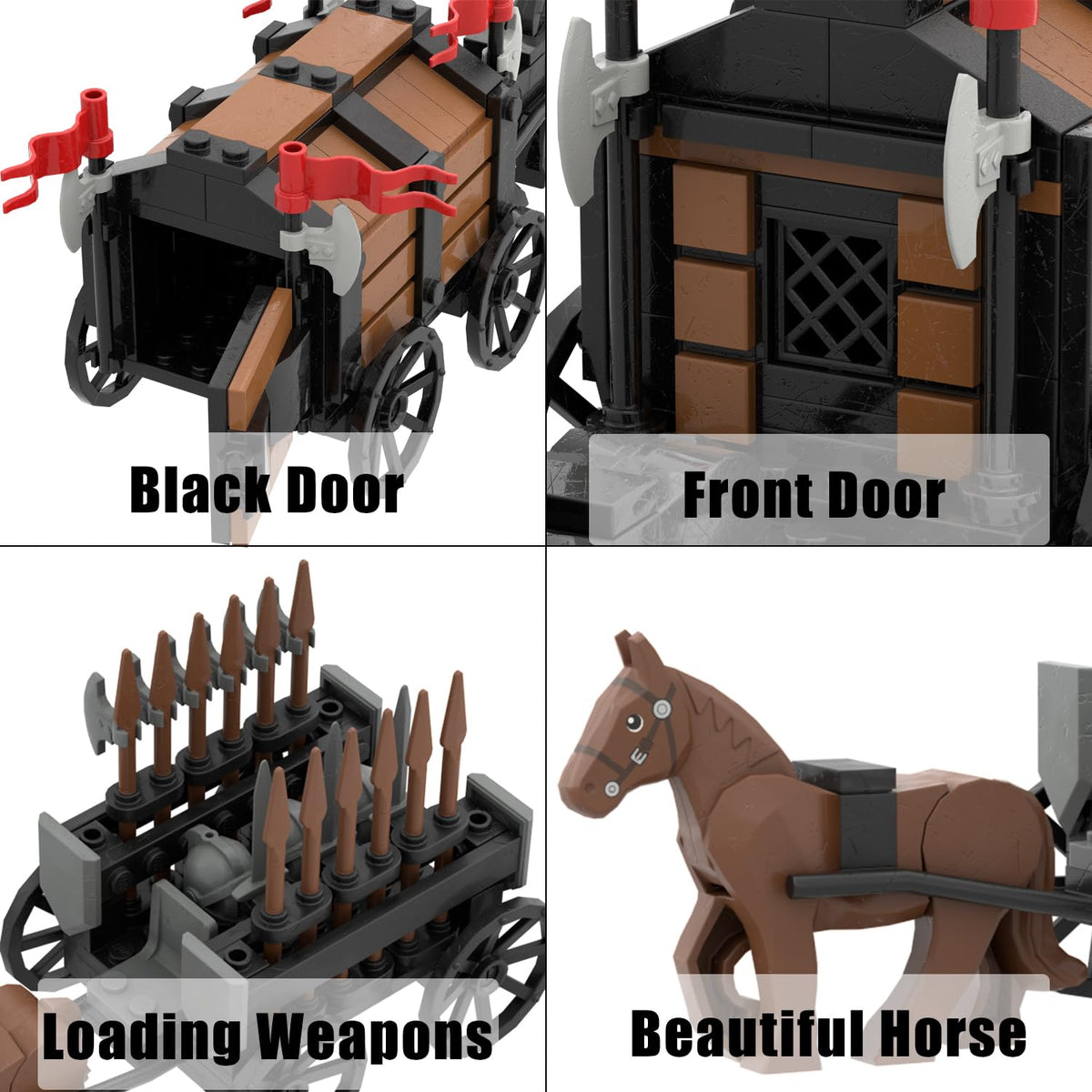 Medieval Carriage Building Blocks R681