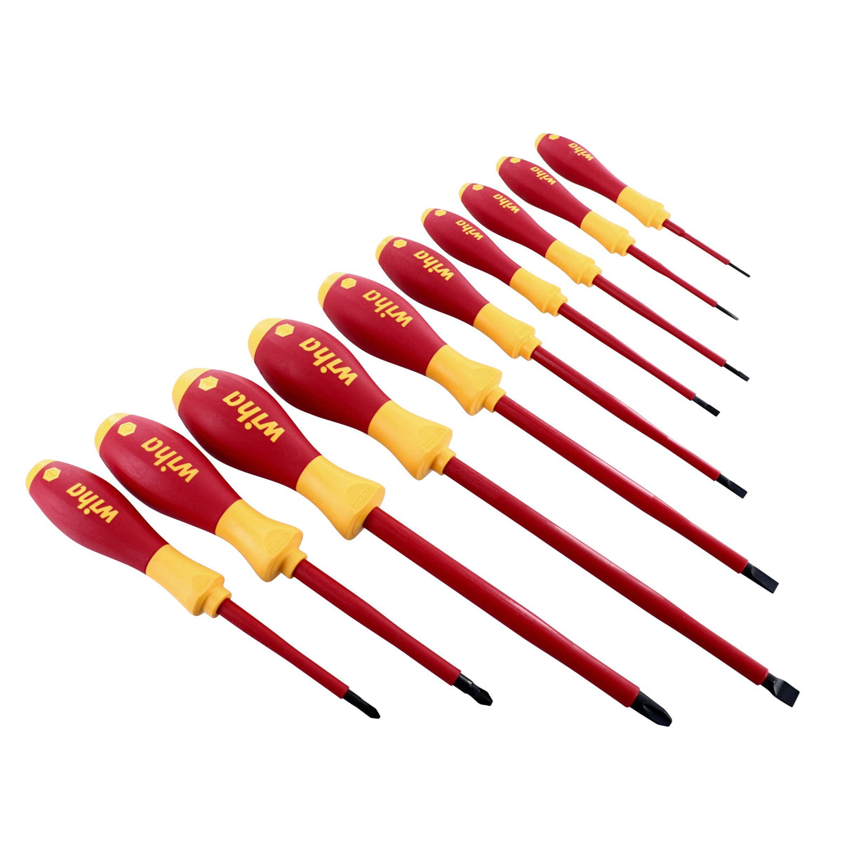 Slotted Phillips Insulated Screwdriver Set 15 Piece T816