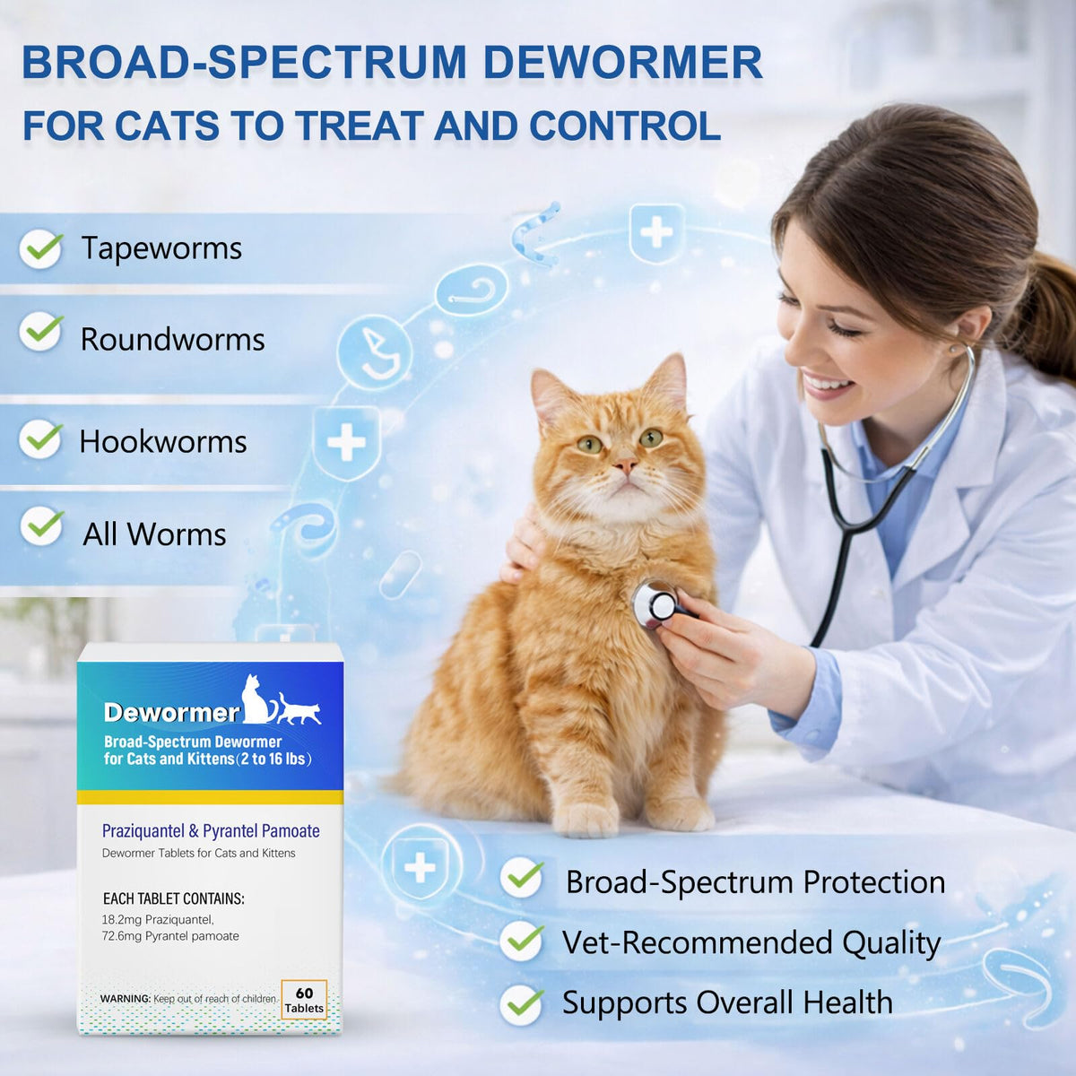 Dewormer for Cats and Kittens X652078