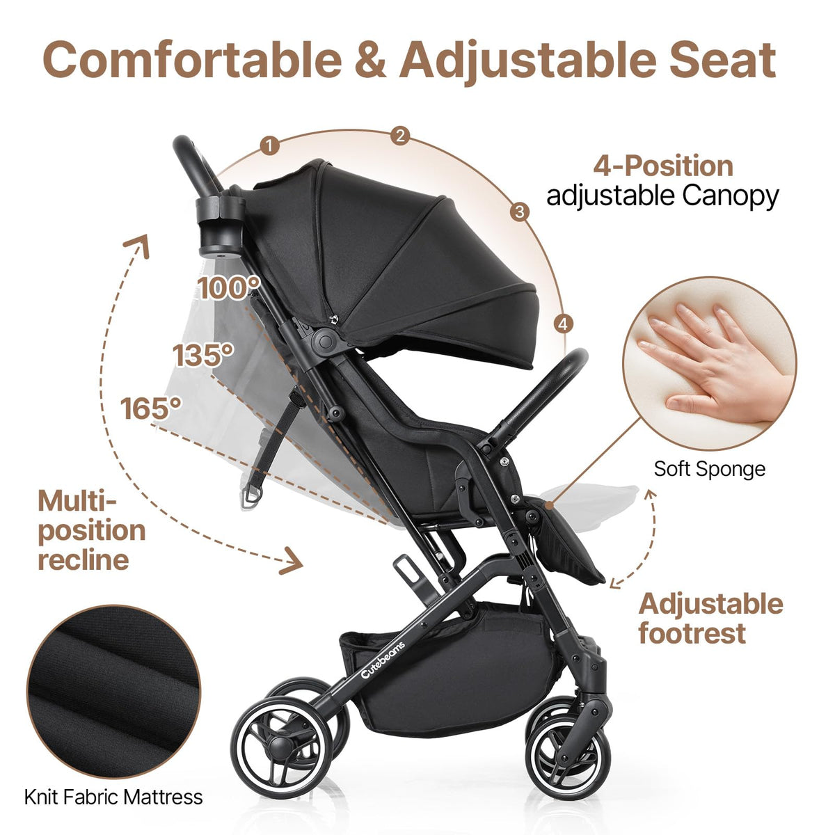 Lightweight Compact Travel Stroller A18106