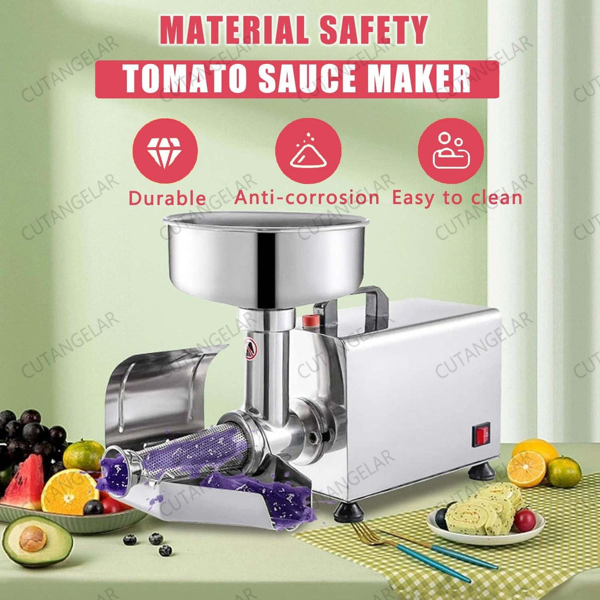 450W Stainless Steel Food Juicer Y956