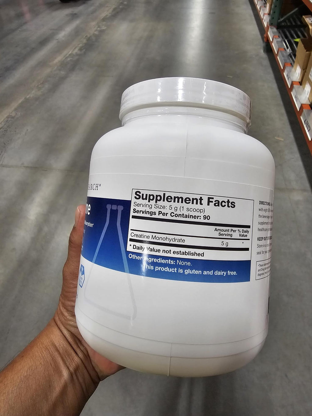 Creatine Monohydrate 5g Micronized Powder 15.9oz N4214