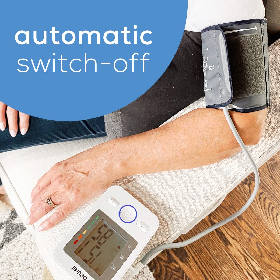 Upper Arm Blood Pressure Monitor with Large Cuff A124086