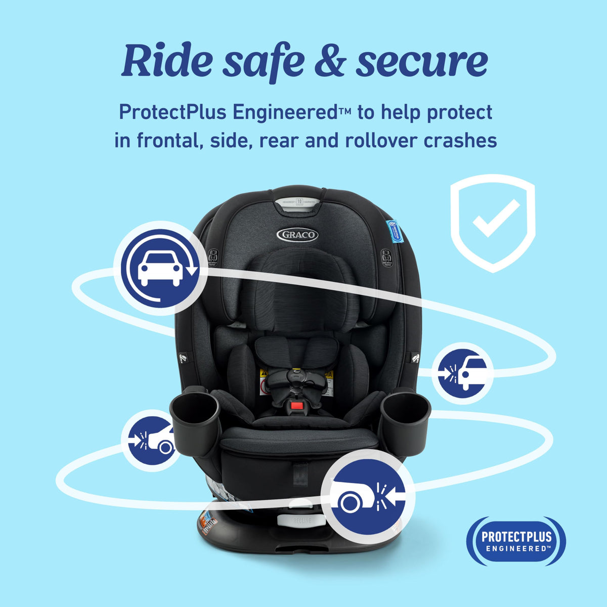 3-in-1 Rotating Convertible Car Seat Z41947