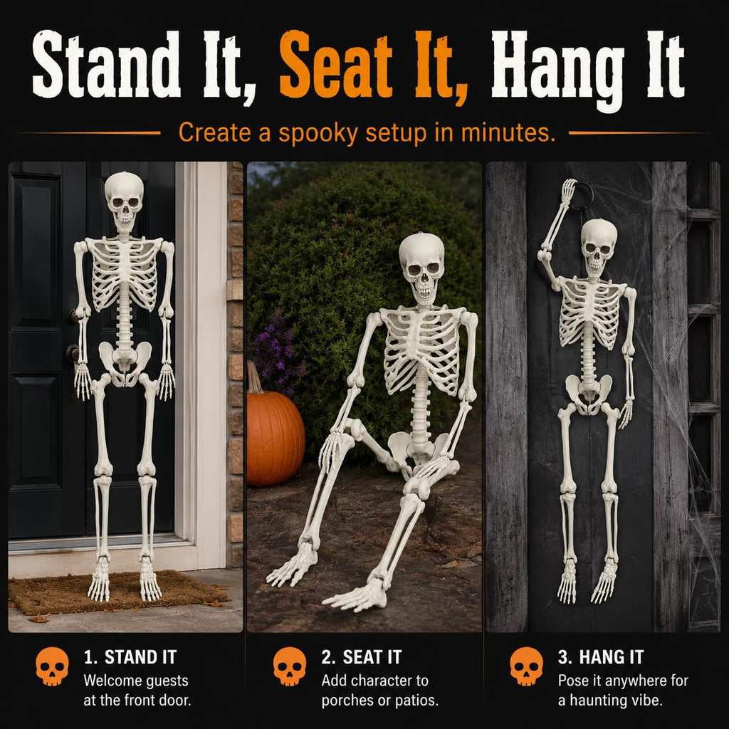 5.4 FT Poseable Skeleton P20656