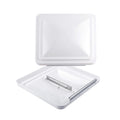 2 Pack 14 Inch White RV Roof Vent Cover Q366