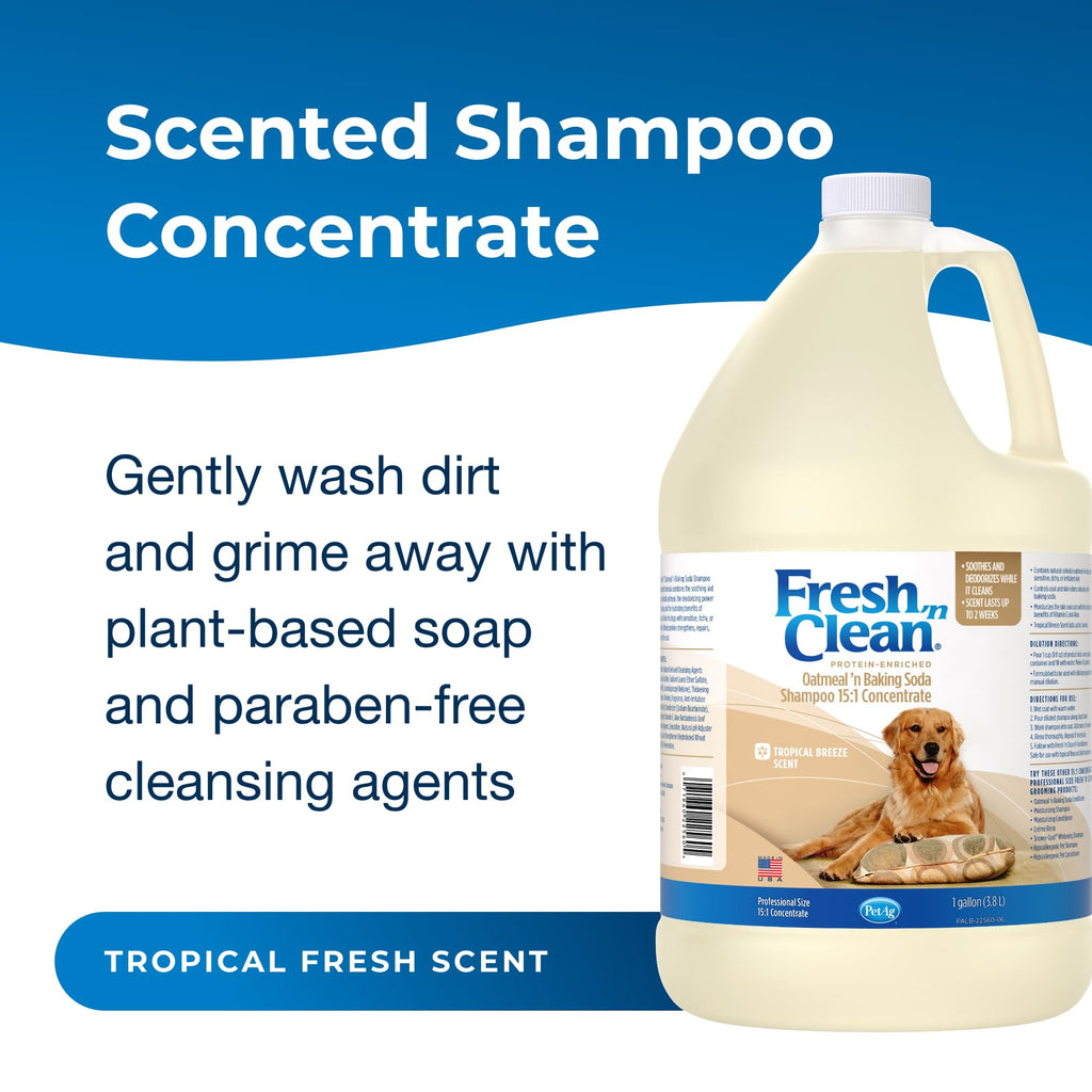 Oatmeal Baking Soda Shampoo Tropical Fresh Scent 1 Gallon L811