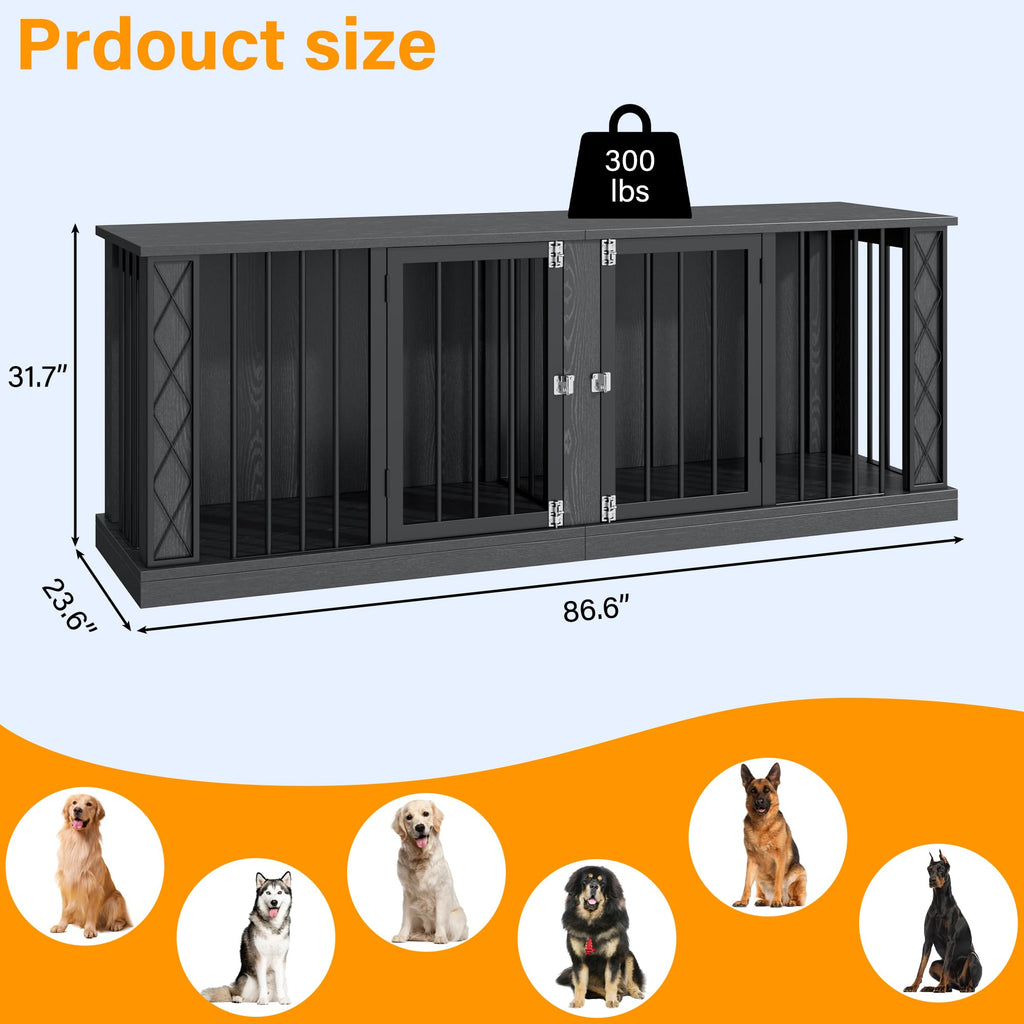 Large Heavy Duty Dog Crate Furniture P739370