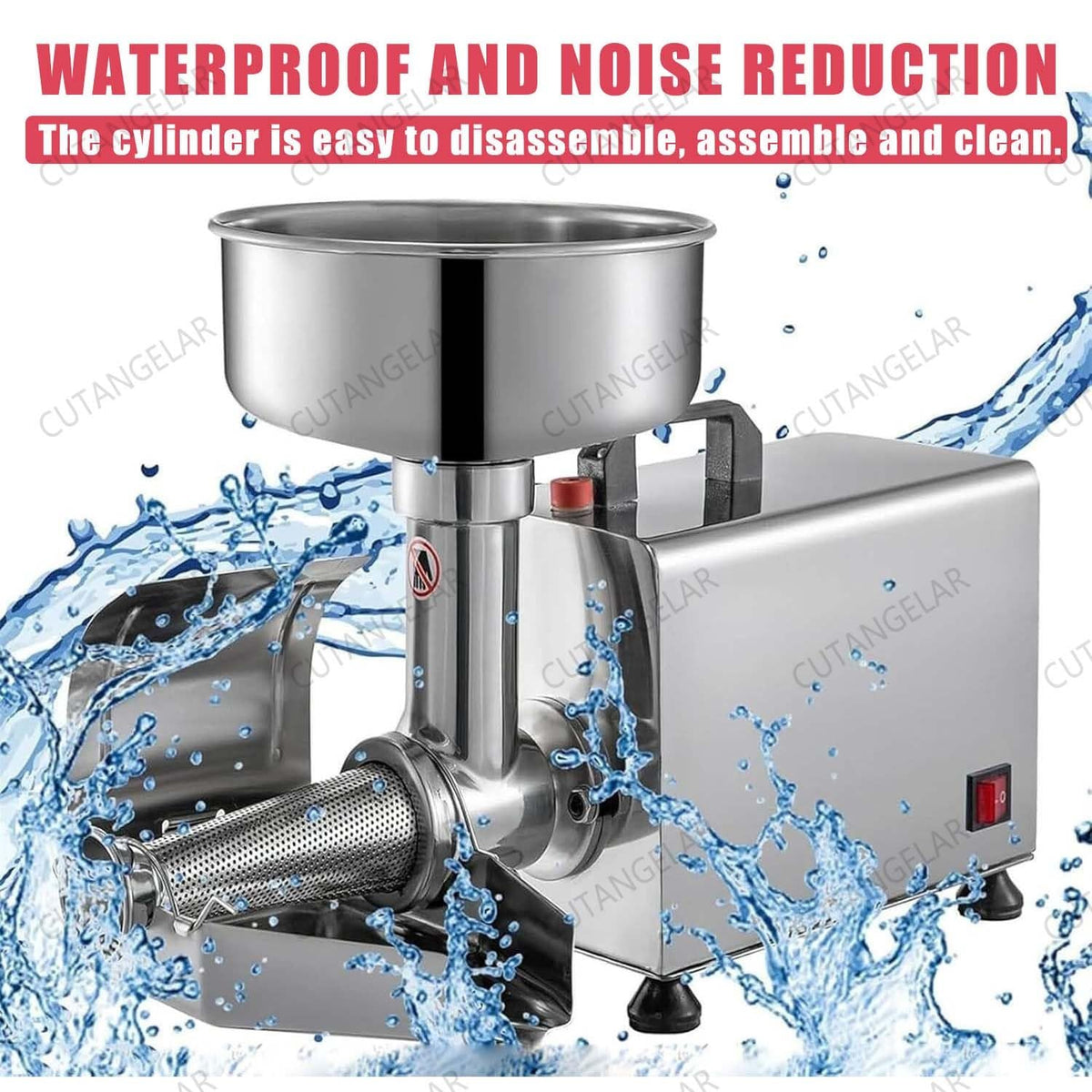 450W Stainless Steel Food Juicer Y956
