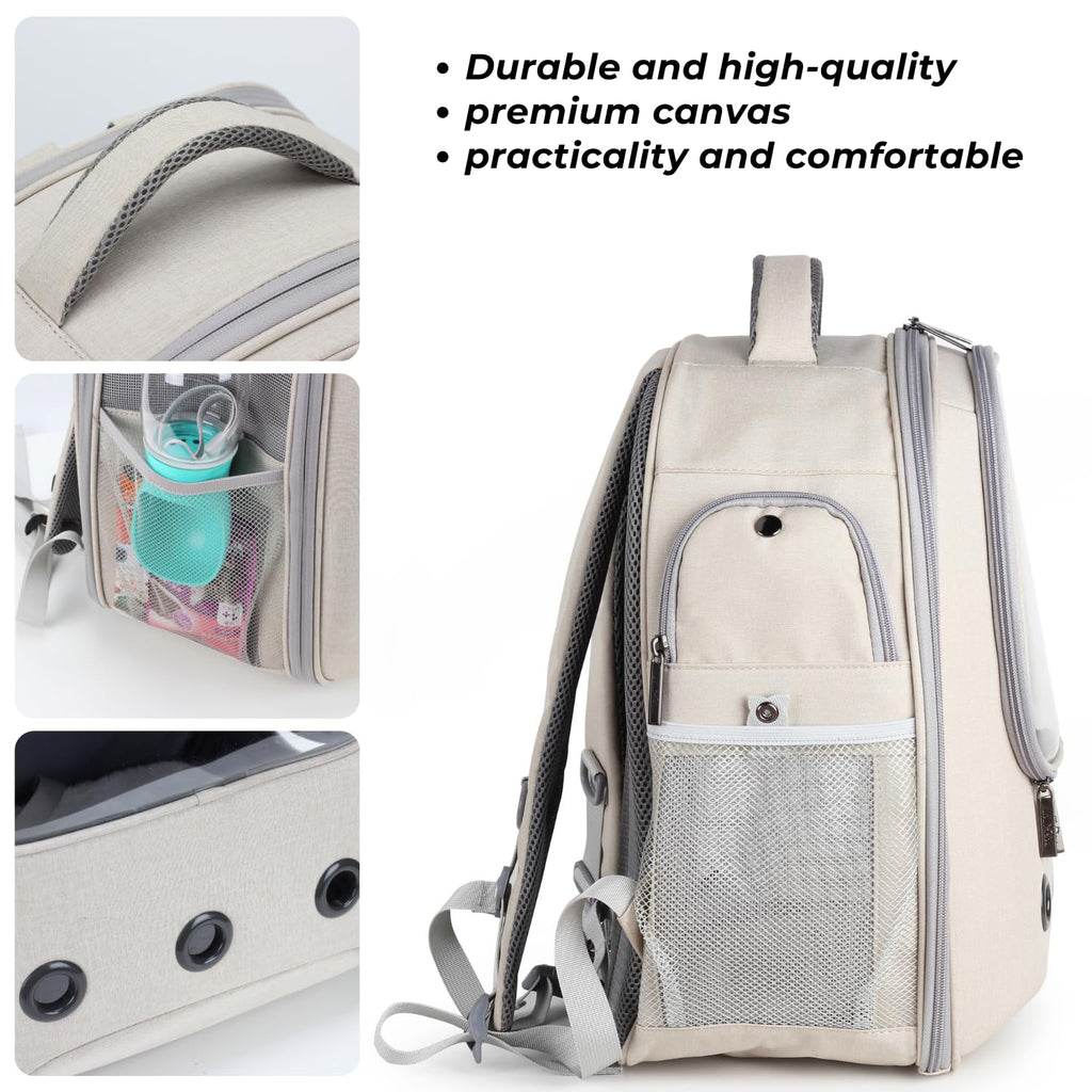 Pet Carrier Backpack, Airline-Approved (Beige) L69947