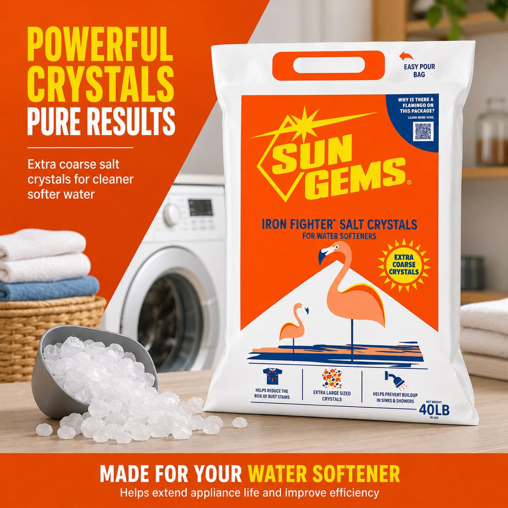 40 lb Extra Coarse Water Softener Salt Crystals T296714