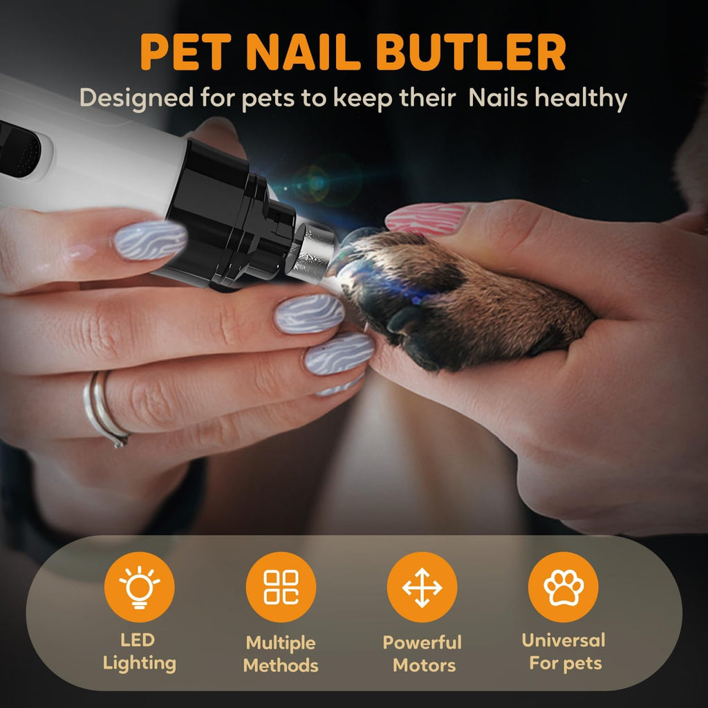 Dog Nail Trimmer with Replacement Grinding Heads Z42053