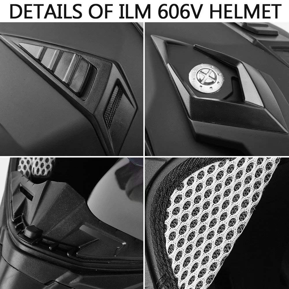 Full Face Dirt Bike ATV Helmet DOT Certified A673295