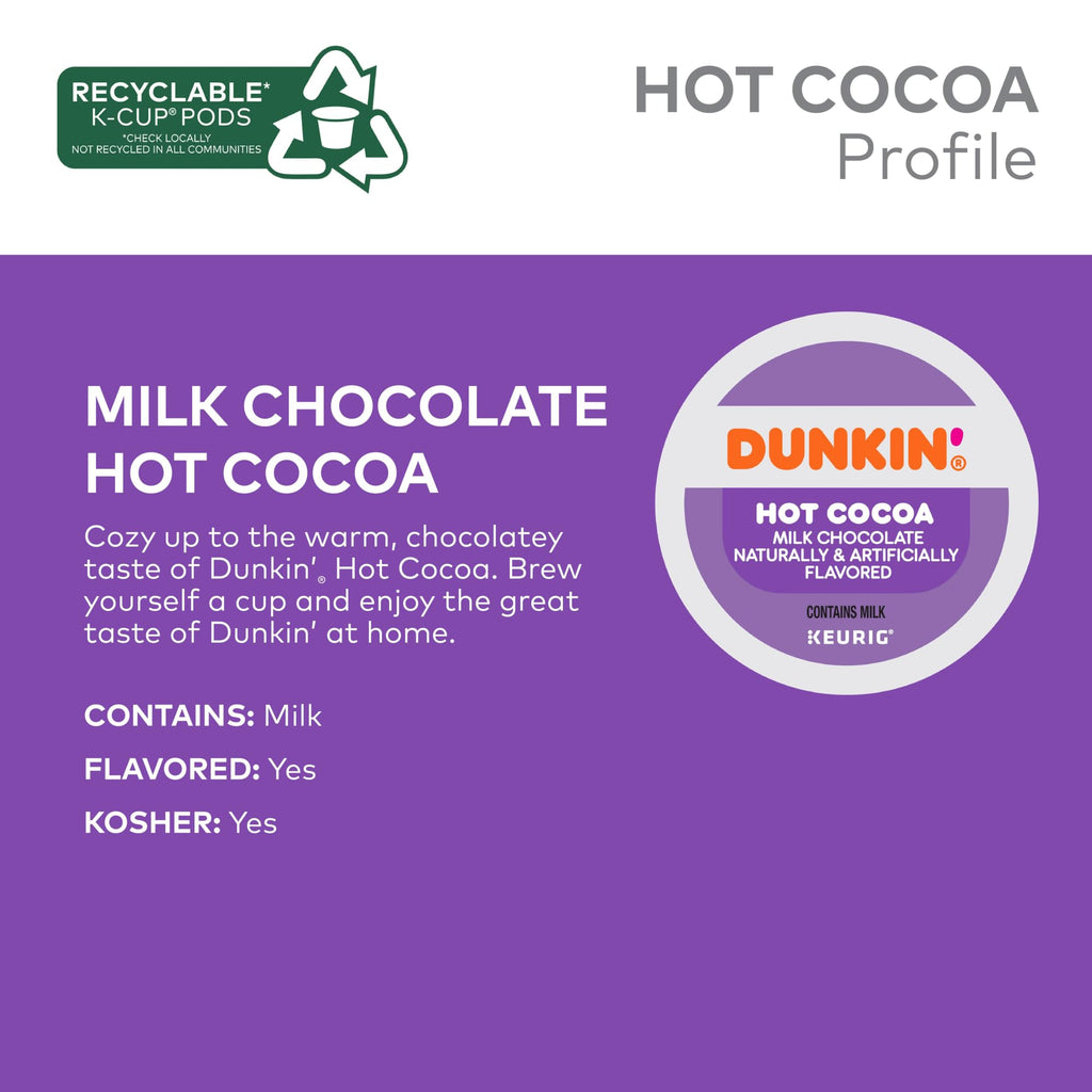 Milk Chocolate Hot Cocoa 22 Keurig Pods I310203