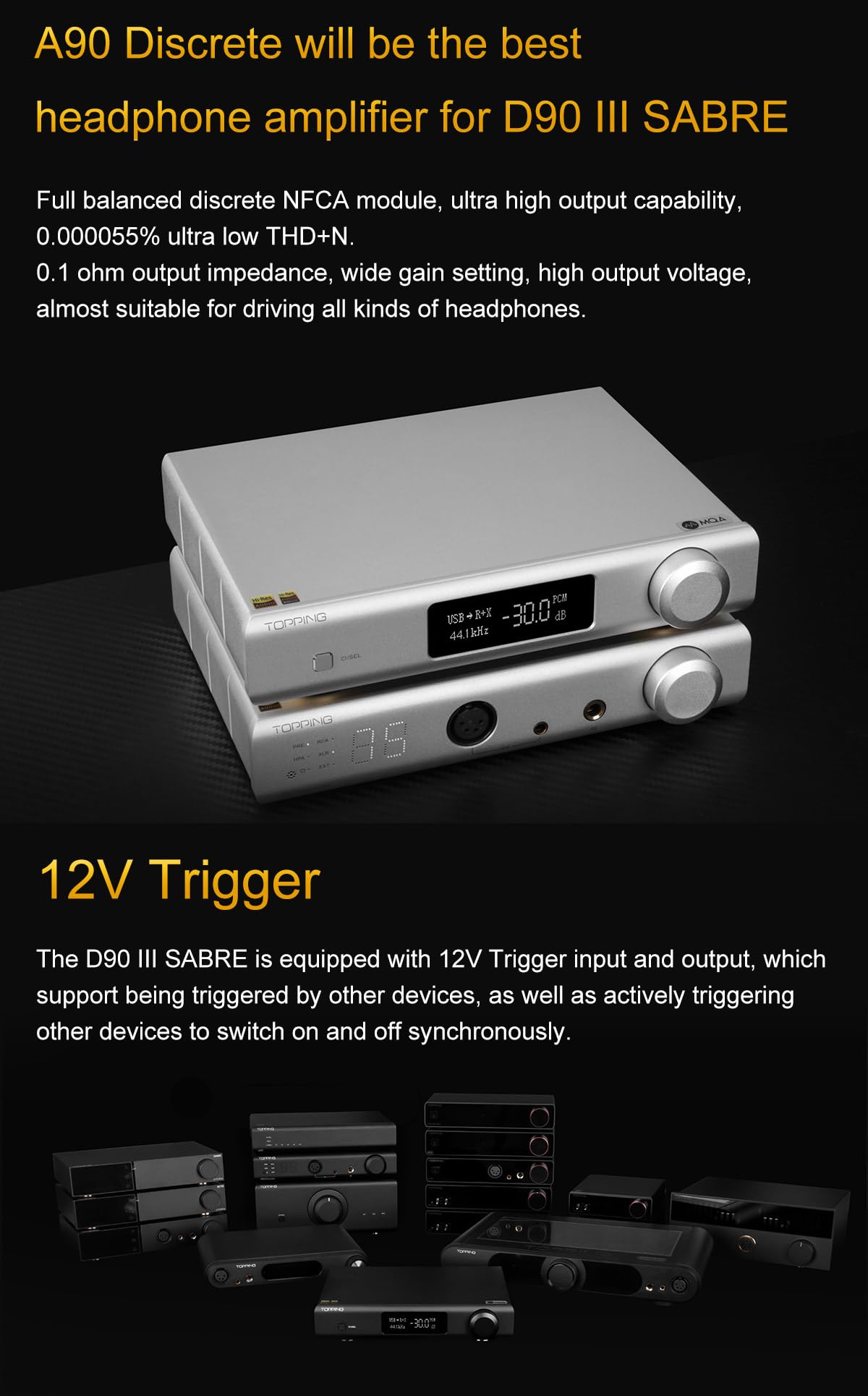 Black Desktop DAC Preamp N8324