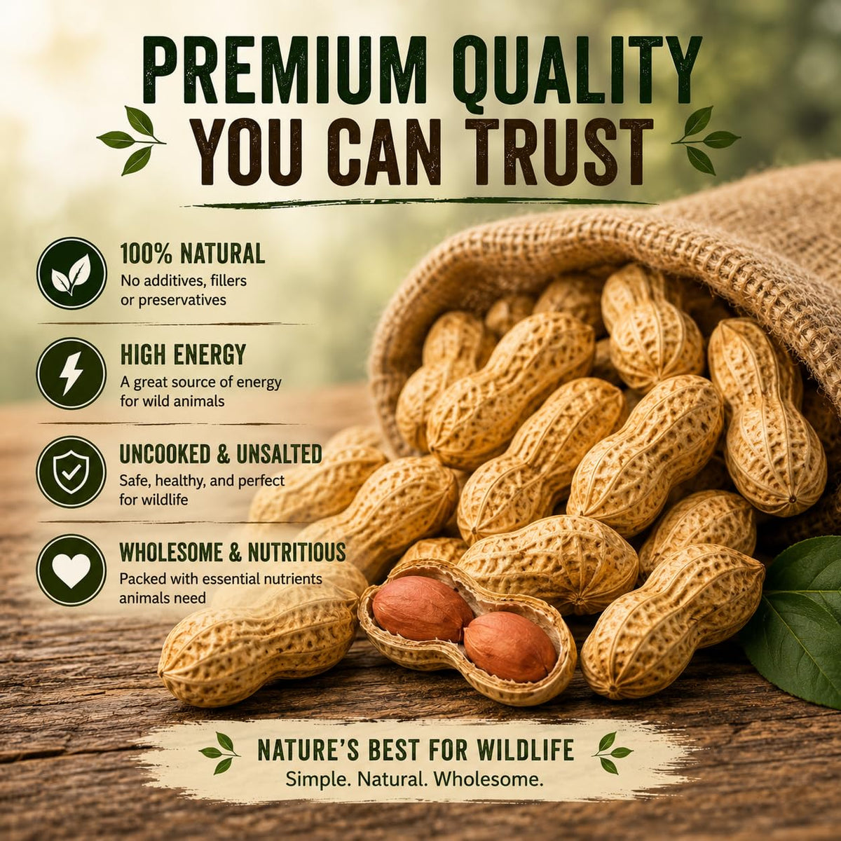 Roasted Unsalted Peanuts in Shell 2 lb Bag C506
