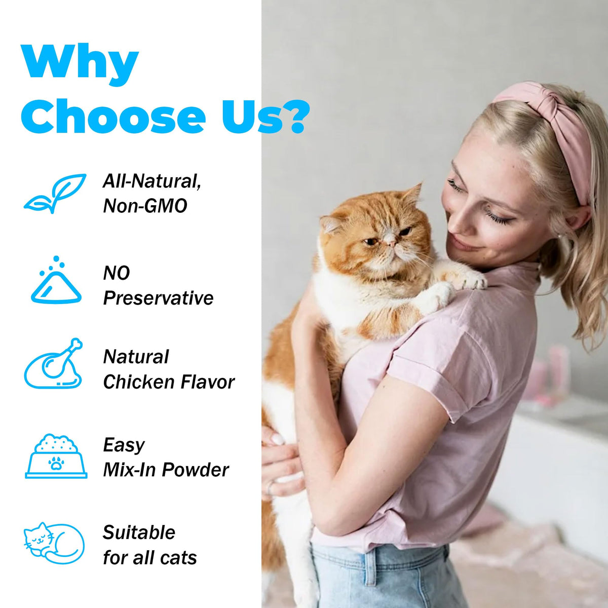Chicken Flavor Cat Dental Care Powder 2.11 oz D18332