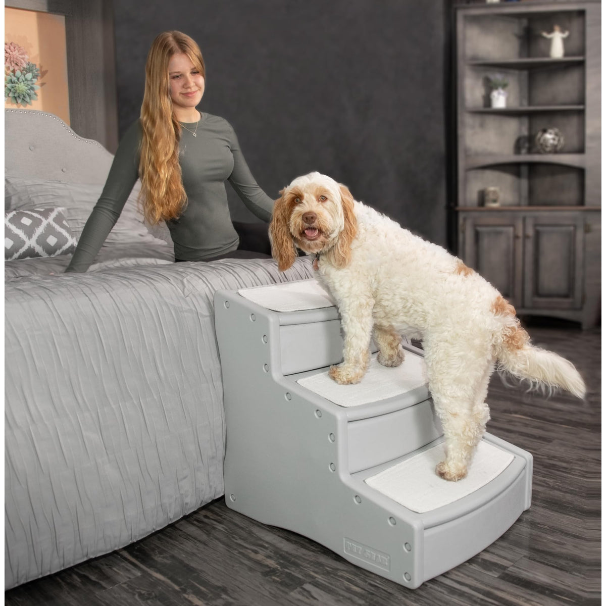 Extra Wide Pet Stairs N860