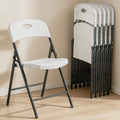 White 6 Pack Heavy Duty Folding Chairs X571