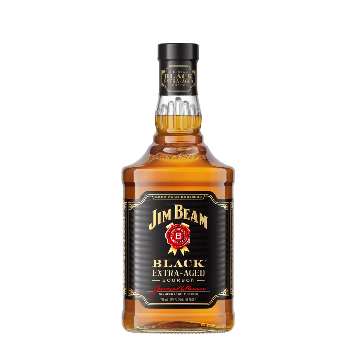 Black Bourbon Whiskey 750 ml 86 Proof C862415