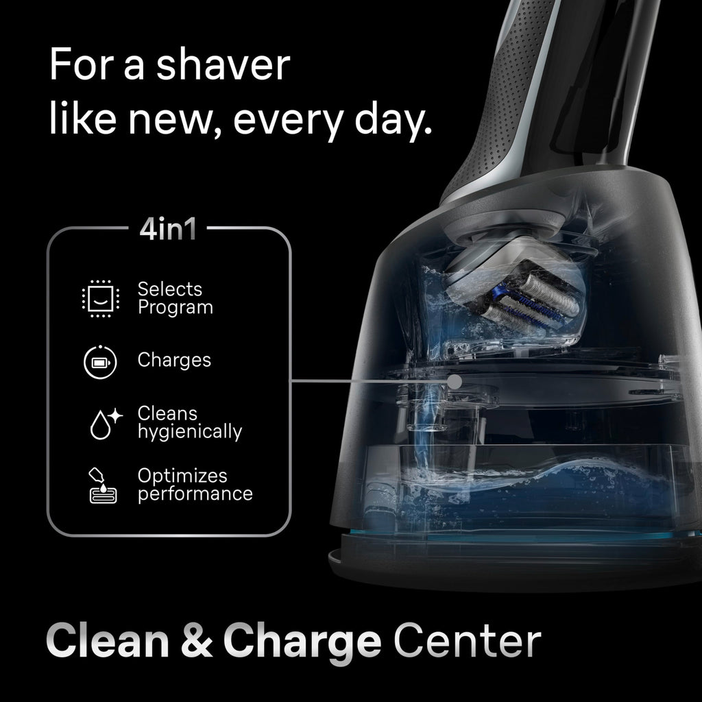Electric Wet & Dry Foil Shaver with Travel Case C220