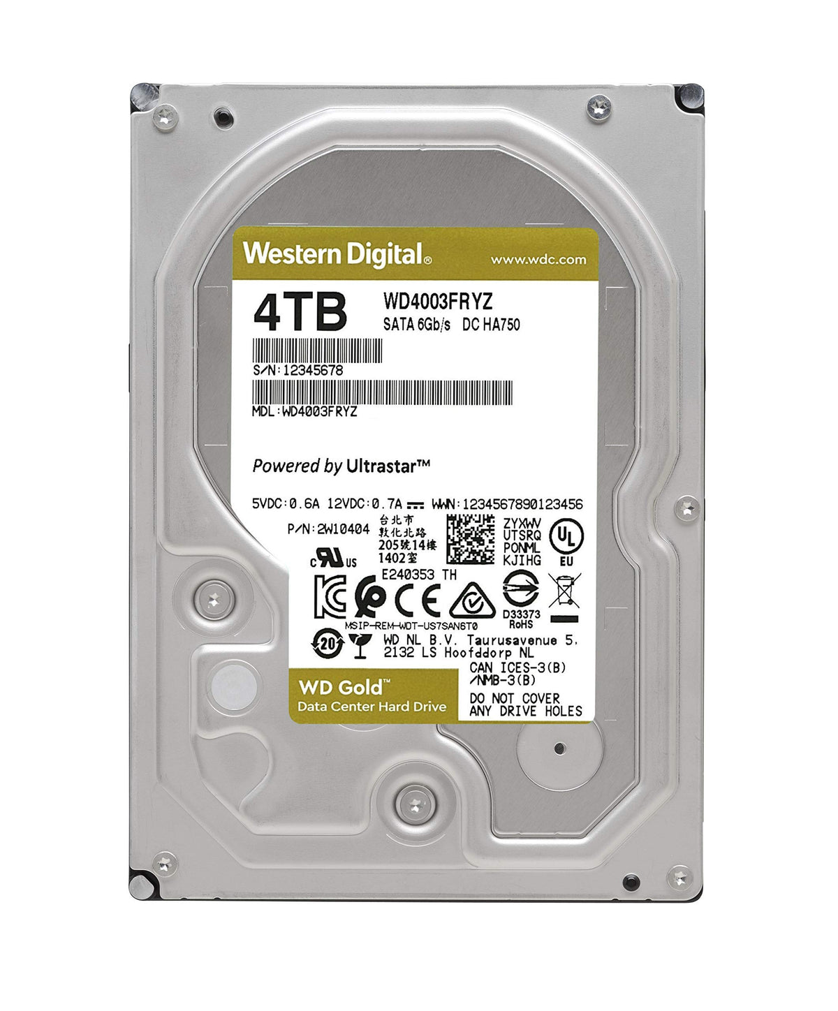 4TB 7200 RPM Internal Hard Drive K910706