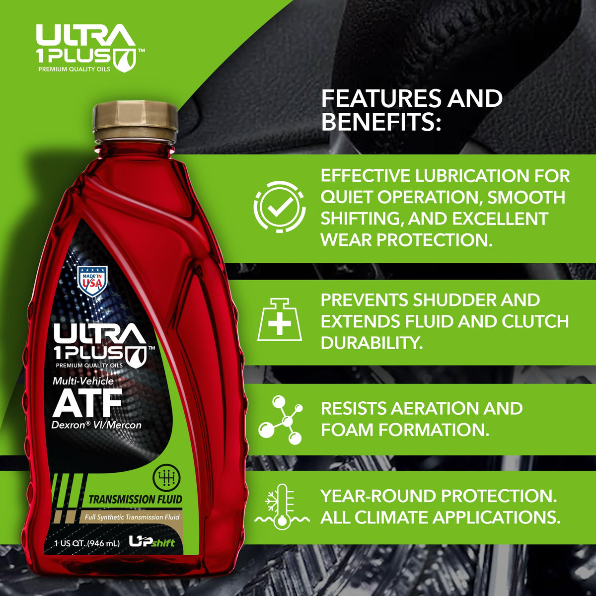 Full Synthetic Multi-Vehicle Transmission Fluid 1 Gallon S764828
