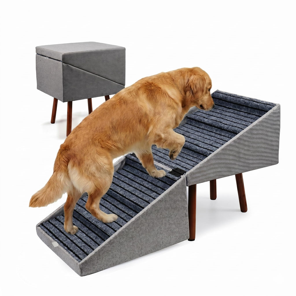 Foldable Wood Dog Stairs O78748