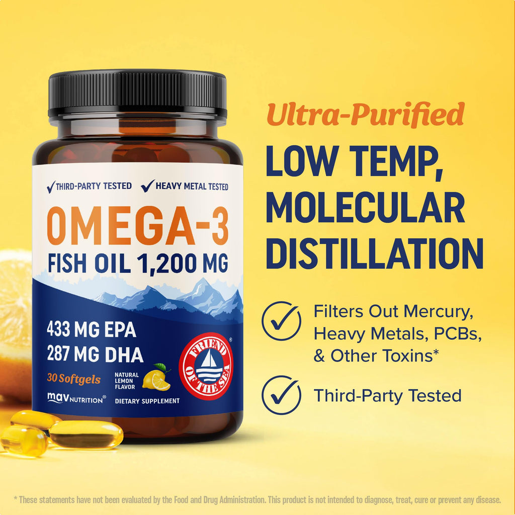 Omega 3 Fish Oil 1200 mg EPA & DHA B7688