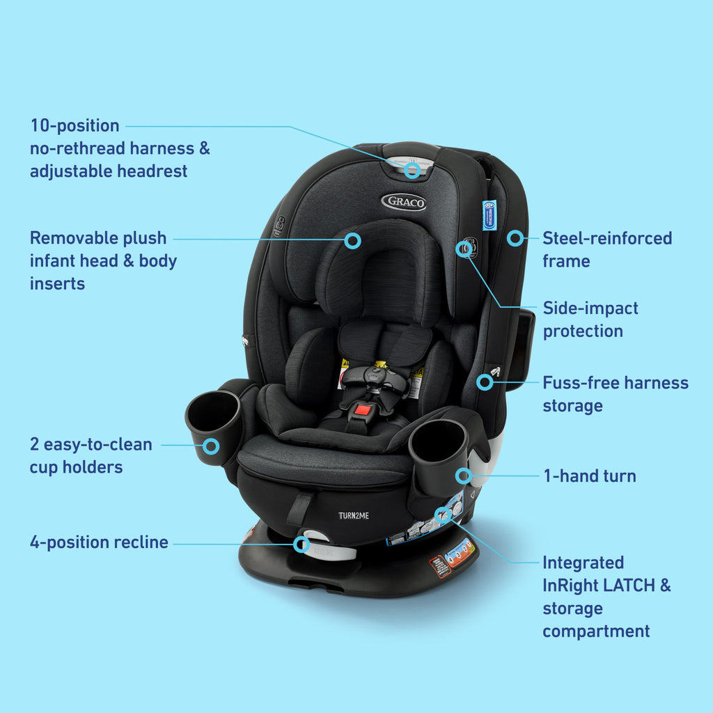 3-in-1 Rotating Convertible Car Seat Z41947