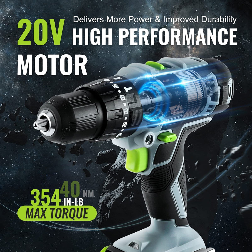 20V MAX Cordless Drill Driver Set B801118