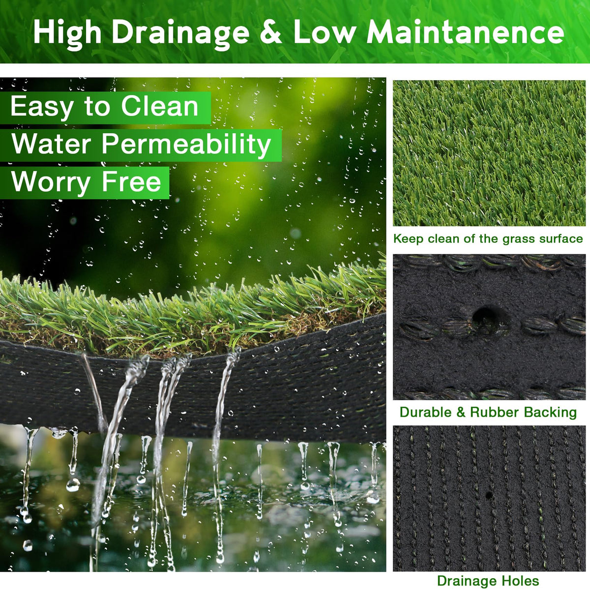 Large Artificial Grass Pad for Dogs Potty, 4 FT X 6 FT X707201