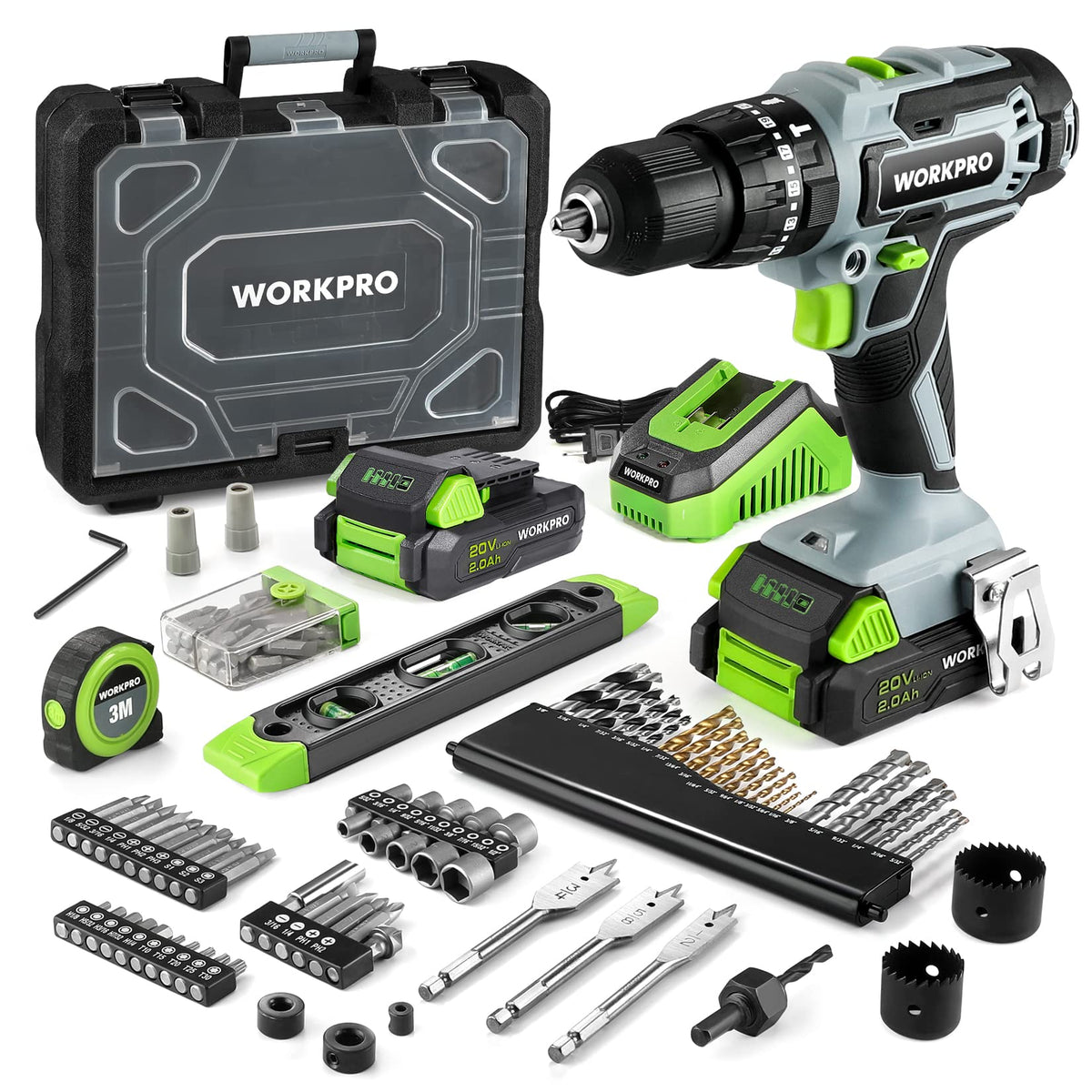 20V MAX Cordless Drill Driver Set B801118