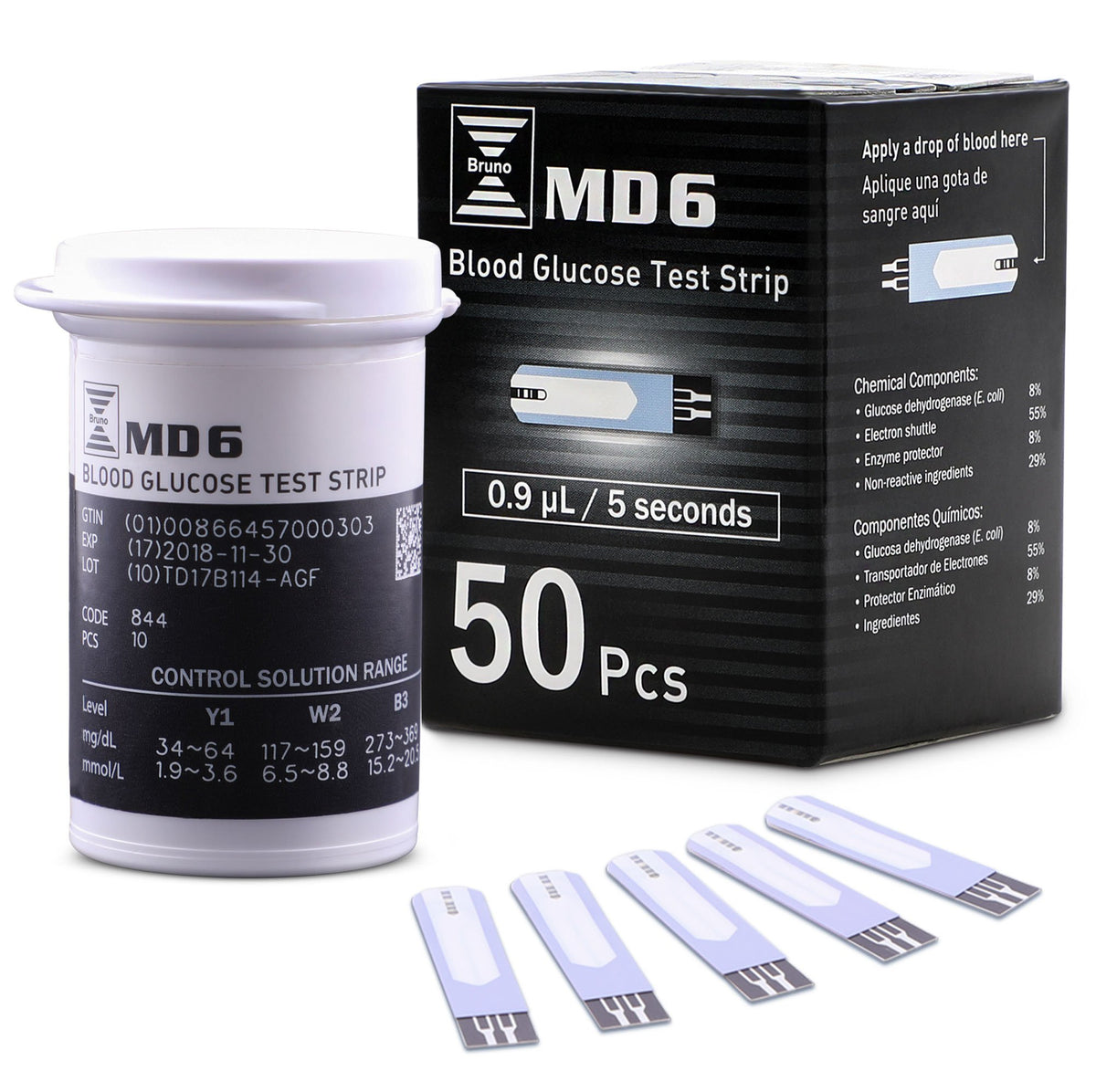 Blood Glucose Test Strips 50 Count Pack of 2 K52454