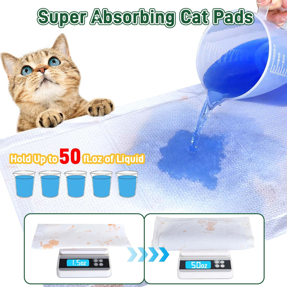 Super Absorbent Unscented Cat Litter Pads 70ct I4668