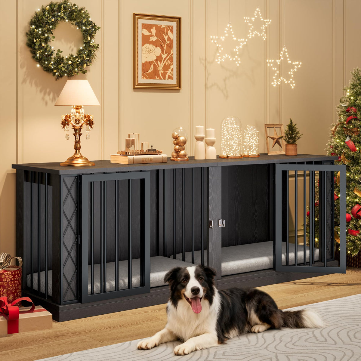 Large Heavy Duty Dog Crate Furniture P739370