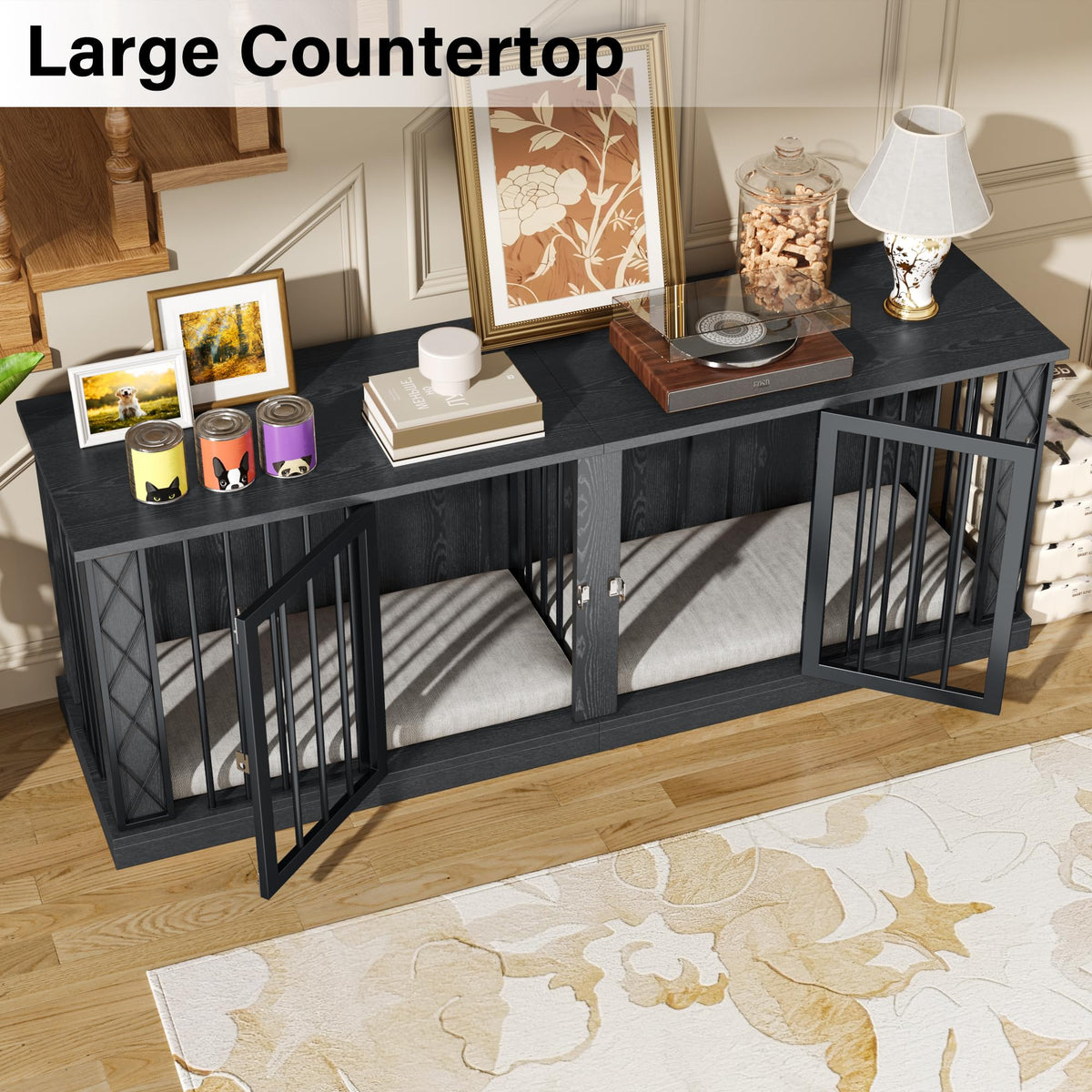 Large Heavy Duty Dog Crate Furniture P739370