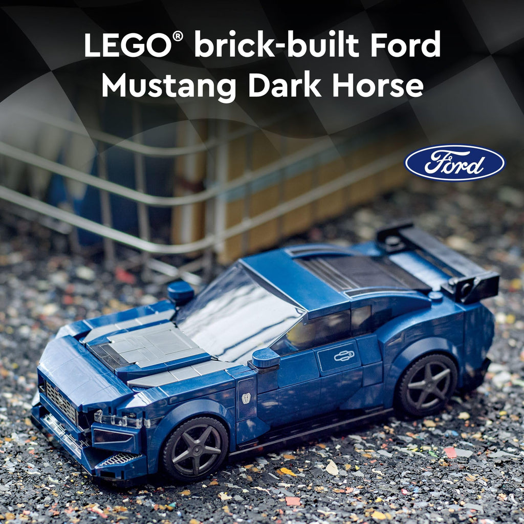 Buildable Blue Sports Car Model Set V1042