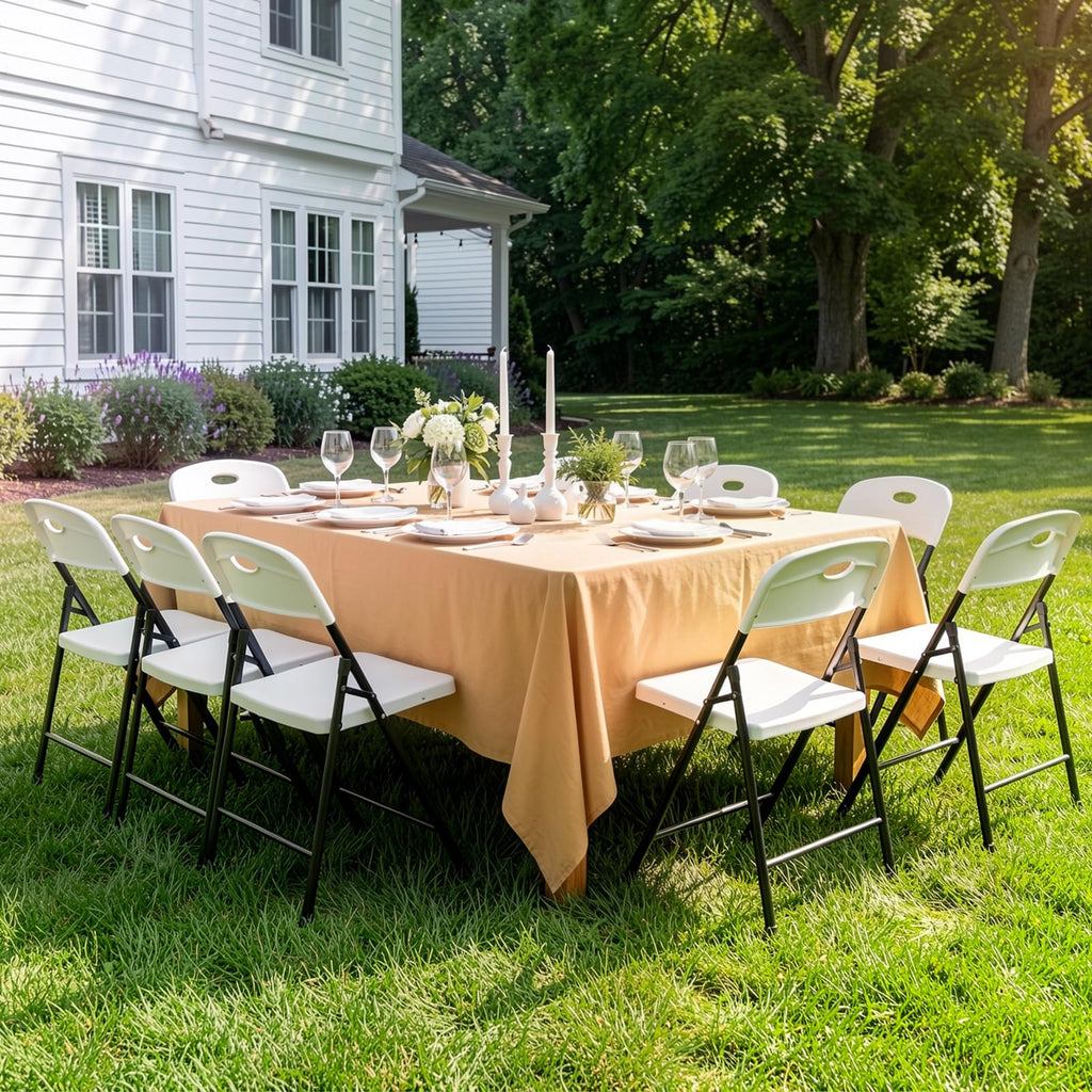 White 6 Pack Heavy Duty Folding Chairs X571