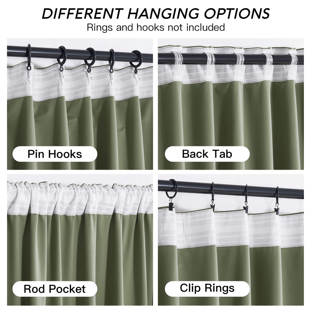 Sage Green Velvet Curtains 96 inches I3024