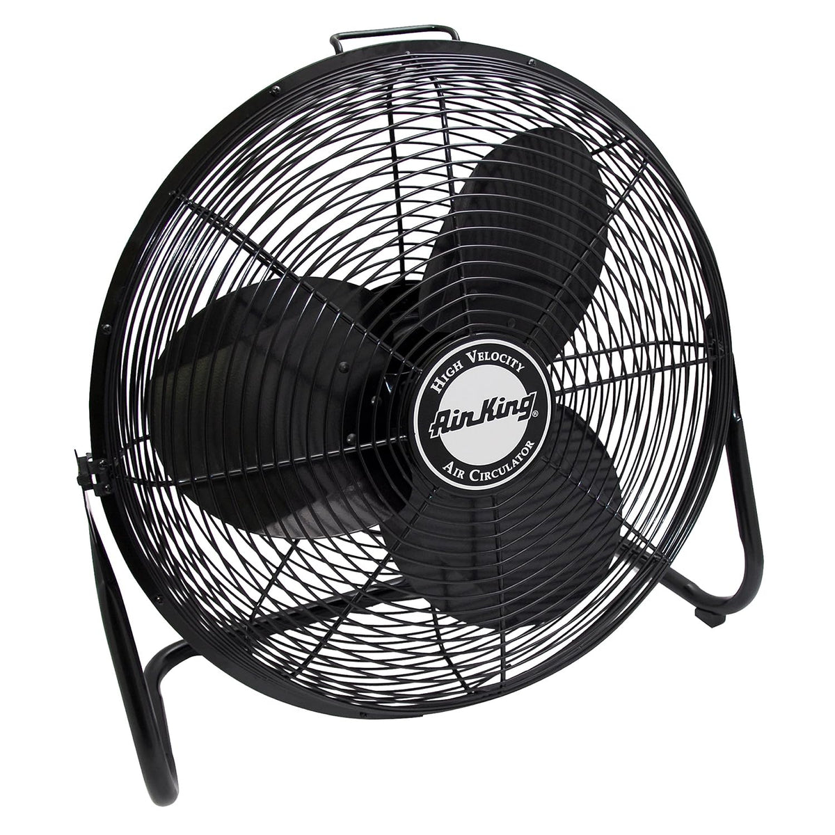 20-Inch High Velocity Pivoting Floor Fan, Black M274616