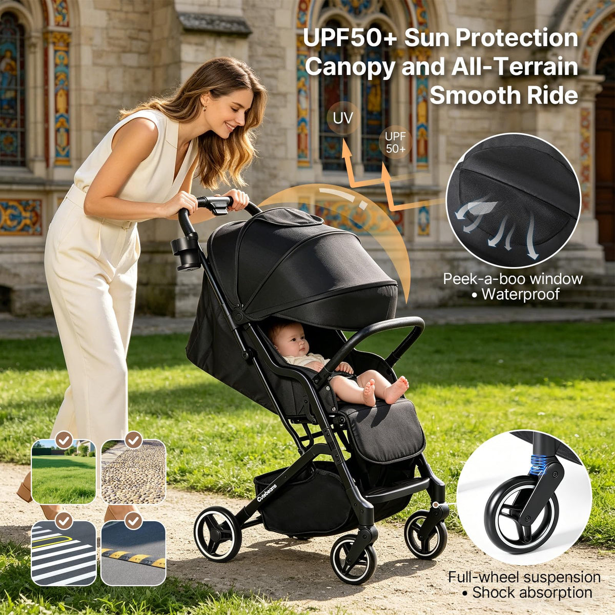 Lightweight Compact Travel Stroller A18106
